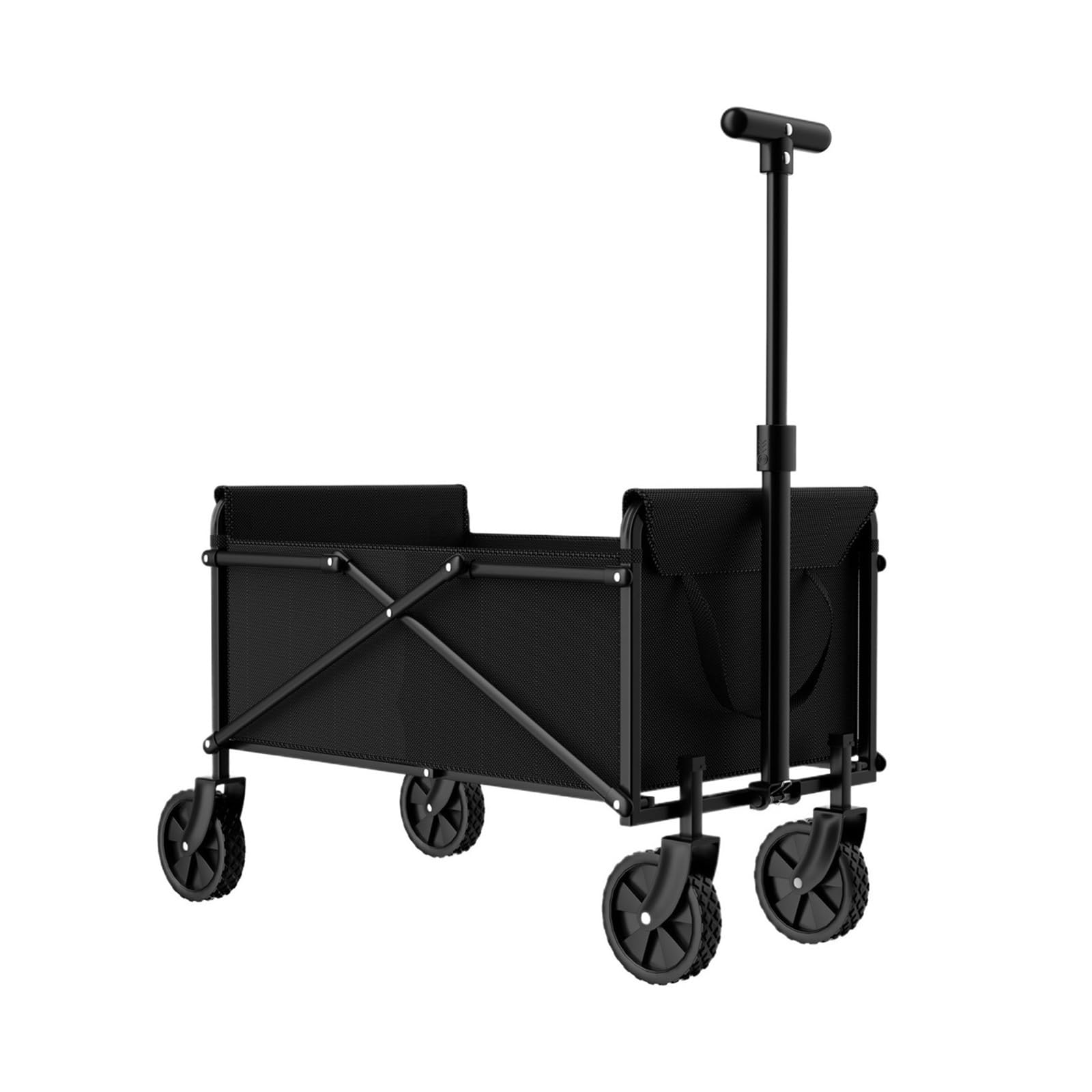 小型ハンドカート 屋外ガーデン折りたたみカート 折りたたみ式ユーティリティショッピングカート ワゴン ポータブルピクニックビーチカート()|H&B JAPAN