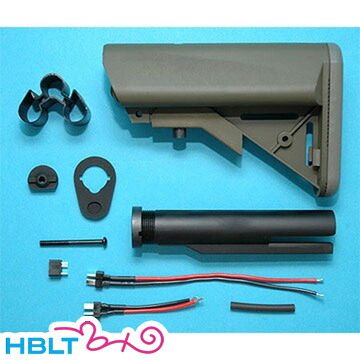 G&P M4A1 エクステンディッド・バットストック/OD/ with 9.6V｜GP417B