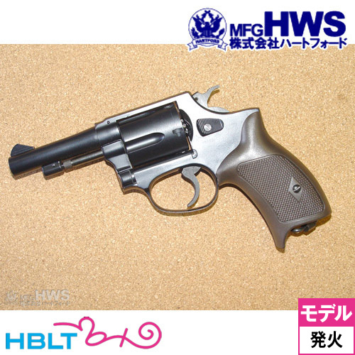 楽天市場 ハートフォード Hws 発火式 モデルガン J Police 38s ゴーストブラック 3インチ 完成品 リボルバー Hartford 銃 Hblt