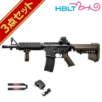 フルセット 東京マルイ M4 CQB-R フラットダークアース 次世代電動ガン バッテリー 充電器セット <br><br>/電動 エアガン サバゲー 銃