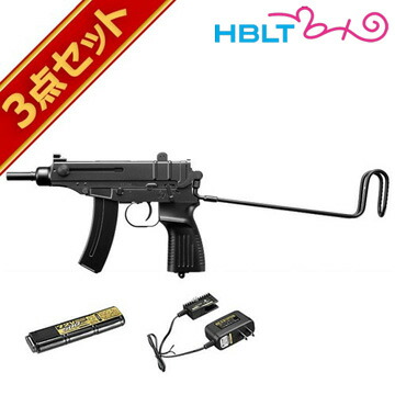 フルセット 東京マルイ スコーピオン Vz.61 電動コンパクトマシンガン バッテリー 充電器セット <br><br>/電動 エアガン サバゲー 銃