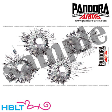 楽天市場 Pandora Arms 弾痕 デカール ガラス 45acp ジョークシール Agp 501 Hblt