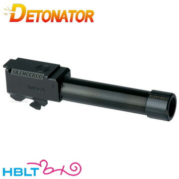 デトネーター アウターバレル 東京マルイ ガスブロ グロック26 G26(SilencerCoタイプ 14mm逆ネジ アルミ ブラック) DETONATOR GLOCK26