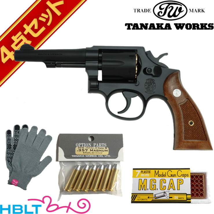 タナカワークス S&W M10 ミリタリー & ポリス Ver.3 HW ブラック 4インチ 発火式 モデルガン 本体 フルセット <br><br>/リボルバー SW Kフレーム Military&Police 4inch 38spl