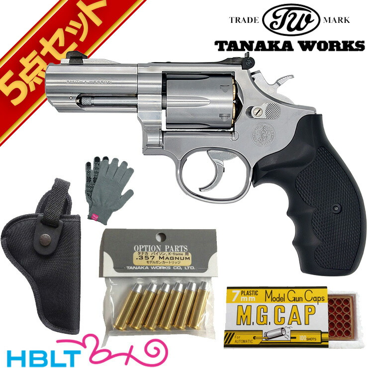 楽天市場】タナカワークス S&W M19 PC K-comp Ver.3 HW ブラック 3インチ（発火式 モデルガン 本体） /タナカ tanaka  F-compのブラック コンプ SW Kフレーム ラウンドパッド パフォーマンス センター Perfomance Center : HBLT