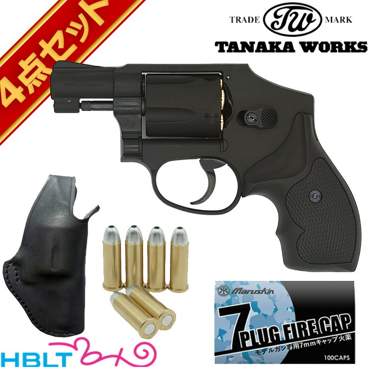 タナカワークス S&W M442 センチニアル エアウェイト .38spl HW 2インチ 発火式モデルガン フルセット <br><br>/SW Jフレーム