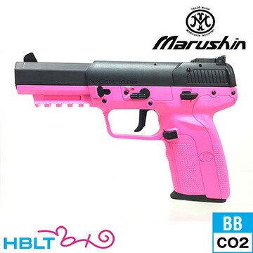 マルシン FN 5－7 ファイブセブン V2 SHOCK ピンク（CDX CO2 ブローバック 本体 6mm） <br><br>/炭酸ガス 二酸化炭素 CO2ボンベ Five－seveN