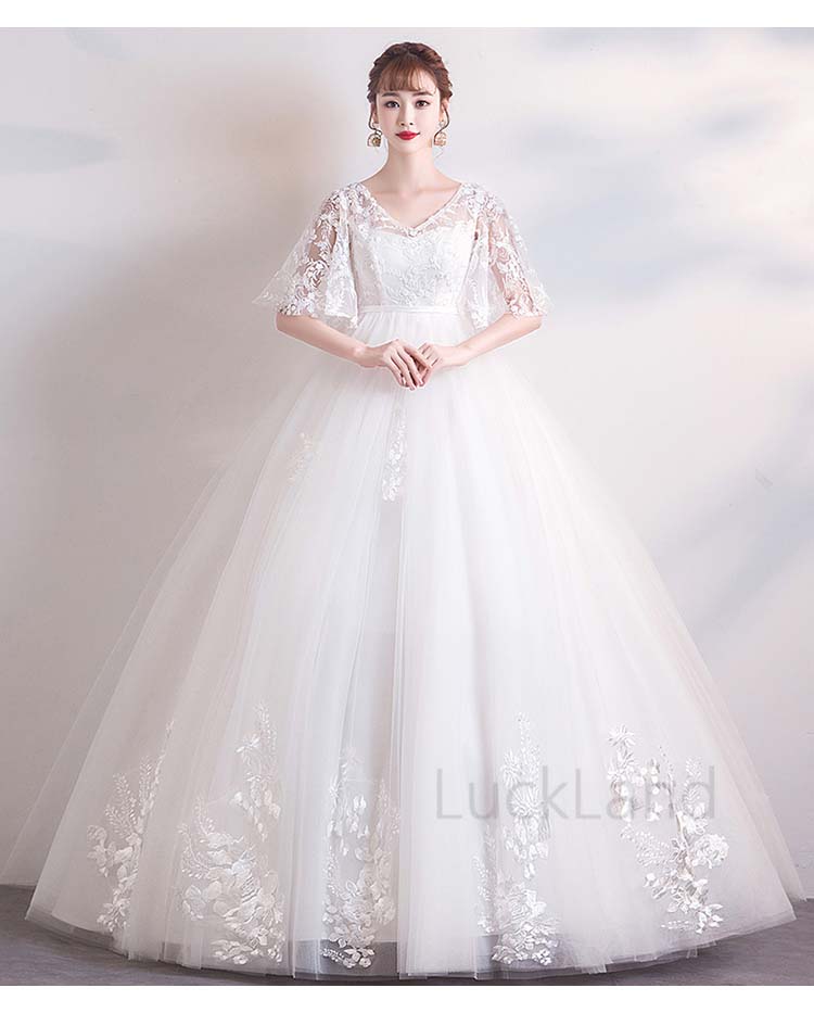 Web限定 楽天市場 結婚式 ウェディングドレス ロングドレス ウエディングドレス 編み上げ タイプ レース 撮影 袖あり Vネック 着痩せ ハイウエスト 妊婦服 大きいサイズ Luckland 第1位獲得 Lawyer Anwar Com