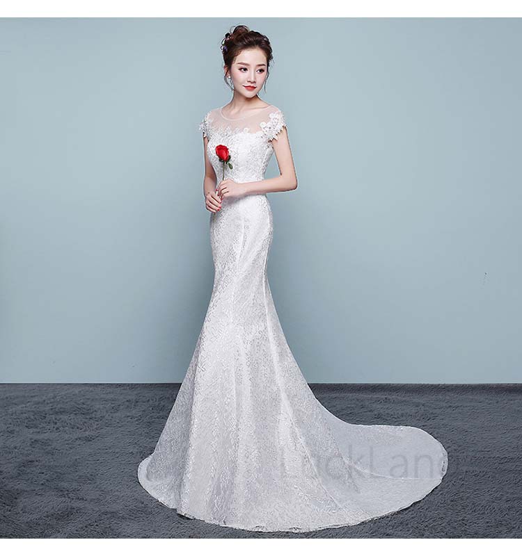 ウェディングドレス 袖なし ボレロ ドレス 大人 結婚式 大きいサイズ マーメイド 着地式 優雅 淑女 引き裾 ワンピース 夏 レディース きれいめ 半袖 ロング 結婚式ドレス セクシー セレブ セレモニー 披露宴 二次会 キラキラ 白ドレス Umu Ac Ug