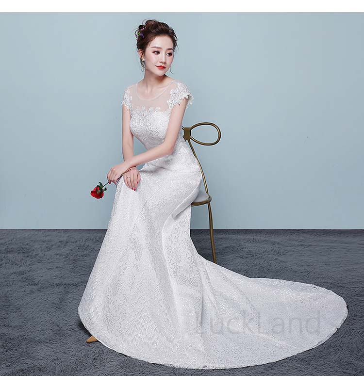 ウェディングドレス 袖なし ボレロ ドレス 大人 結婚式 大きいサイズ マーメイド 着地式 優雅 淑女 引き裾 ワンピース 夏 レディース きれいめ 半袖 ロング 結婚式ドレス セクシー セレブ セレモニー 披露宴 二次会 キラキラ 白ドレス Umu Ac Ug