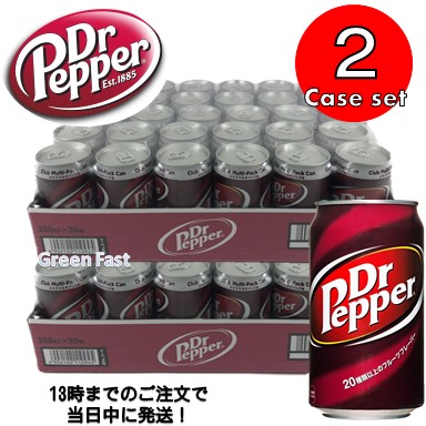 楽天市場 ドクターペッパー 60缶 Dr Pepper 350ml 30缶 2ケース コストコ 海外日用品のグリーンファスト