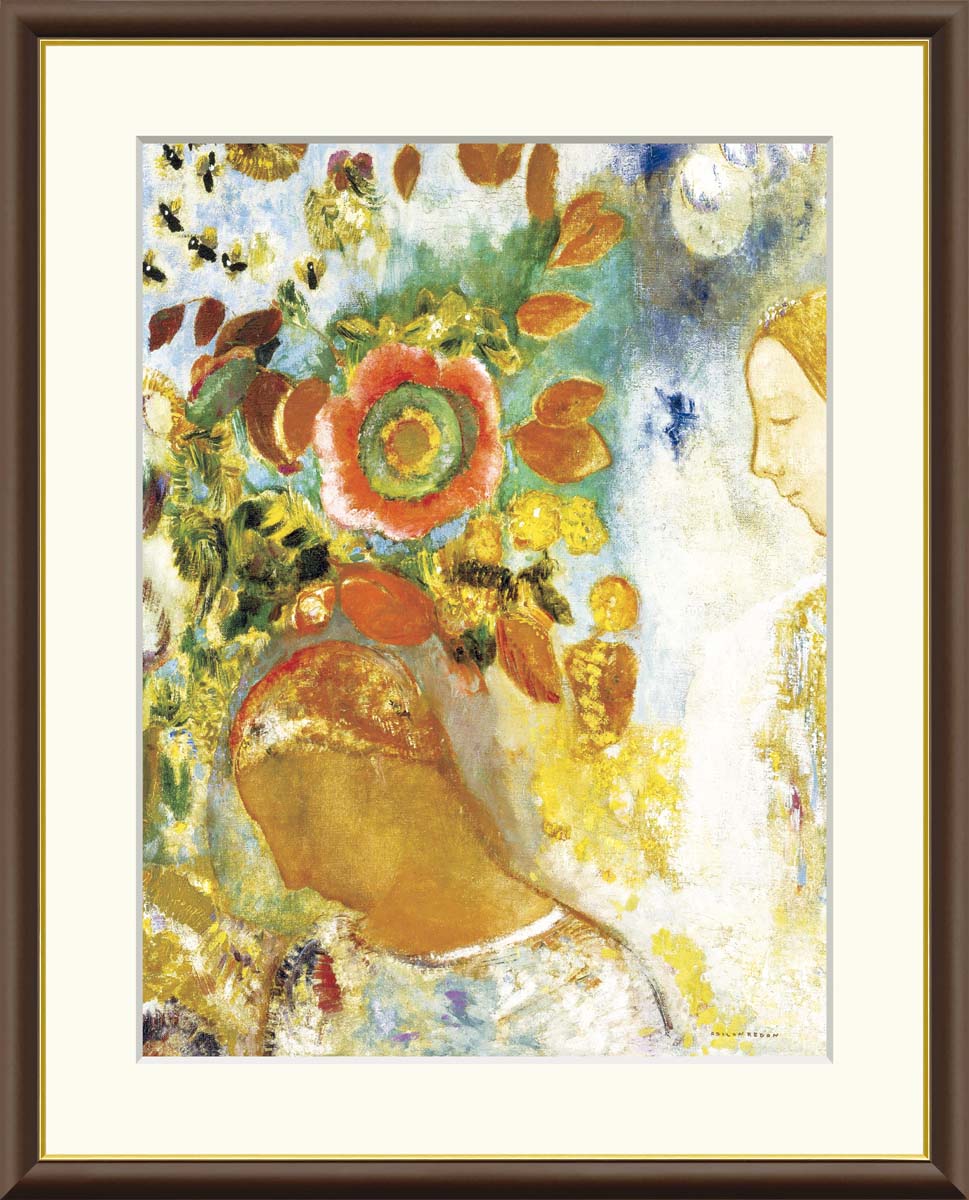 オディロン ルドン、【オフェリア】大判・希少画集画より ファイル:Redon.ophelia.jpg - Wikipedia