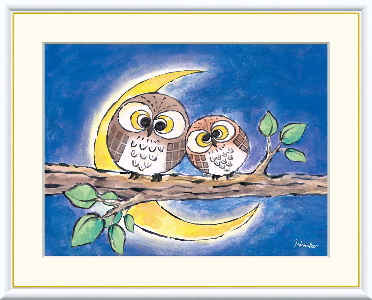 とっぴ SOU・SOU 20周年記念40点限定 ふくろう『額装版画』 SOU・SOU 20周年記念40点限定 ふくろう『額装版画』 ソウソウ