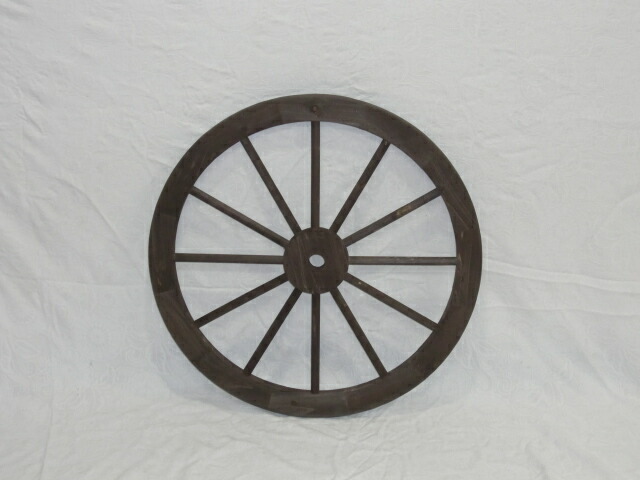楽天市場】アンティーク調ガーデン木製車輪（焼杉）直径75cm【送料無料