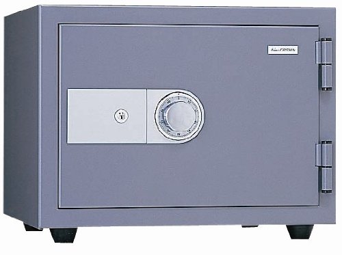 【送料設置費込】日本アイエスケイ スーパーダイヤル式 耐火金庫 ダークグレー アラーム機能付き KMX-20SDA