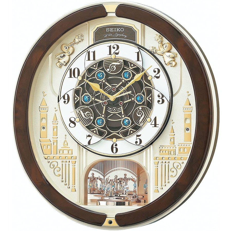 楽天市場】セイコー SEIKO からくり時計 メロディー 電波時計 ウェーブ