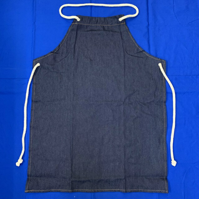 【まとめ買い10枚セット】デニムエプロンポケット無 #410