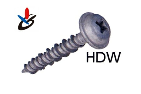 サンコーテクノ HDW-445 ハードエッジドライブビス スチール製 座付きナベ頭 140本入