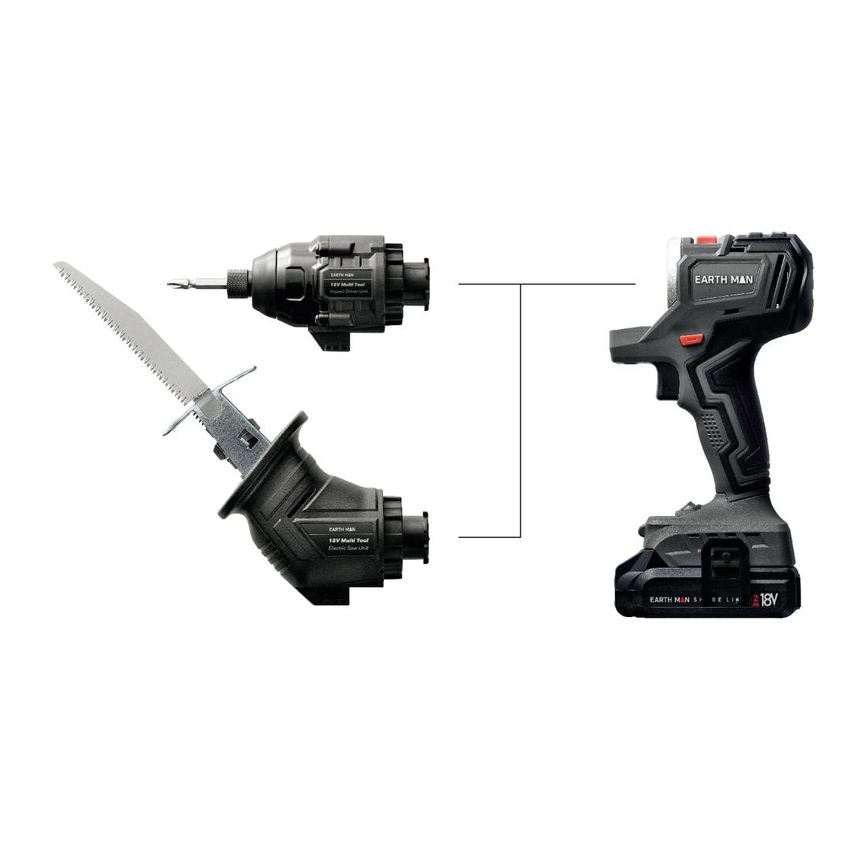 EARTH MAN SHARE LINK 18V申し受ける式マルチ手道具仕掛ける SL-18BMTL-AS