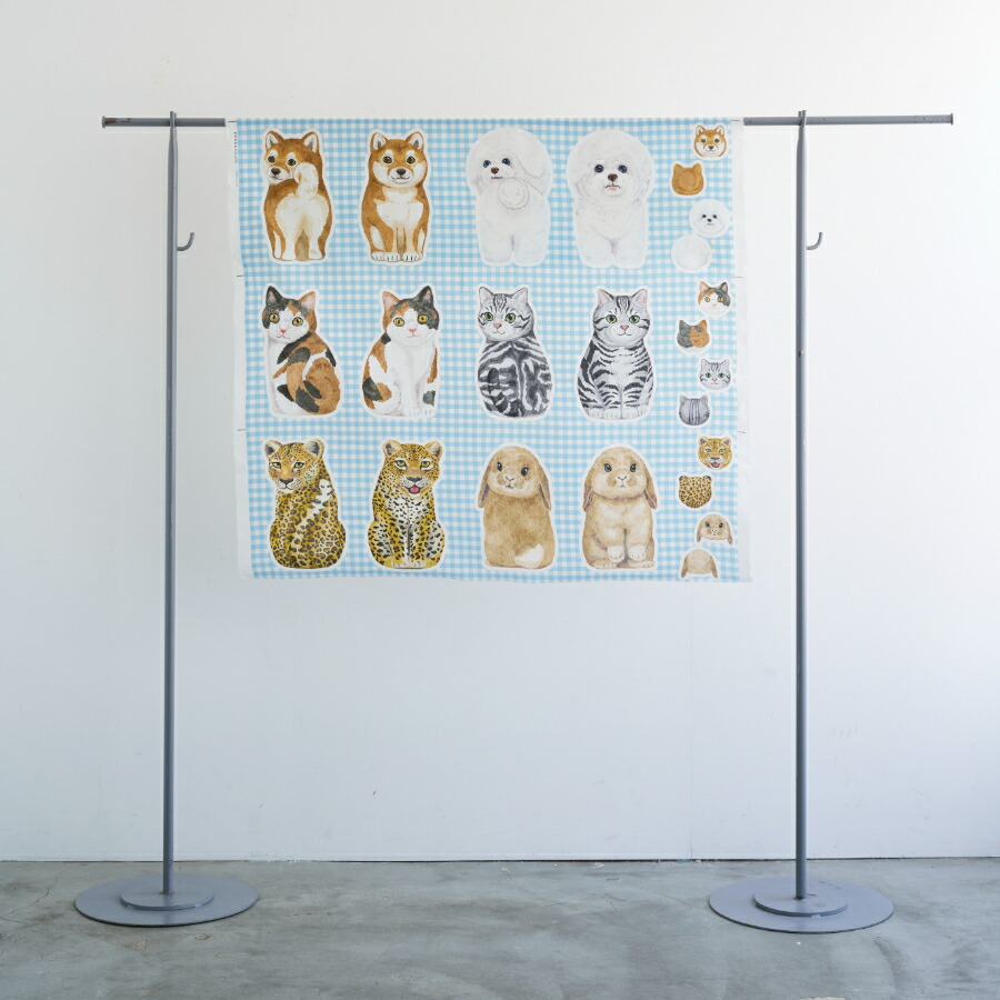 楽天市場】HOME DECO アニマルパネル 犬猫コロンと 約108cm