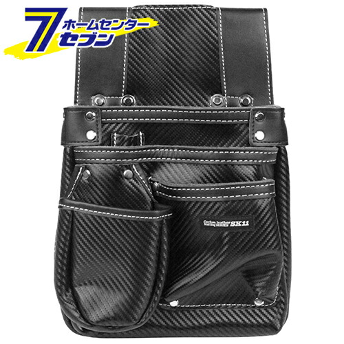 【ポイント10倍】カーボンレザー釘袋 SK-CLK-SPブラック【ポイントUP:2026年4月14日20:00～4月17日 09:59まで】