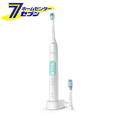 フィリップス 電動歯ブラシ ソニッケアー プロテクトクリーン プレミアム 5100 ホワイトミント HX6857/31 [電子歯ブラシ 本体 音波歯ブラシ オーラルケア 歯ブラシ 歯ぶらし 充電式 歯垢除去 歯磨き ホワイトニング 純正品 家電 Sonicare Protective Clean white Philips]