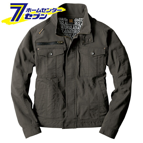 ストレッチ コードピケ ジャケット (アーミー) SS GA-3910 [作業服 作業着 ユニフォーム ストレッチ メンズ レディース グラディエーター GLADIATOR CO-COS コーコス信岡]