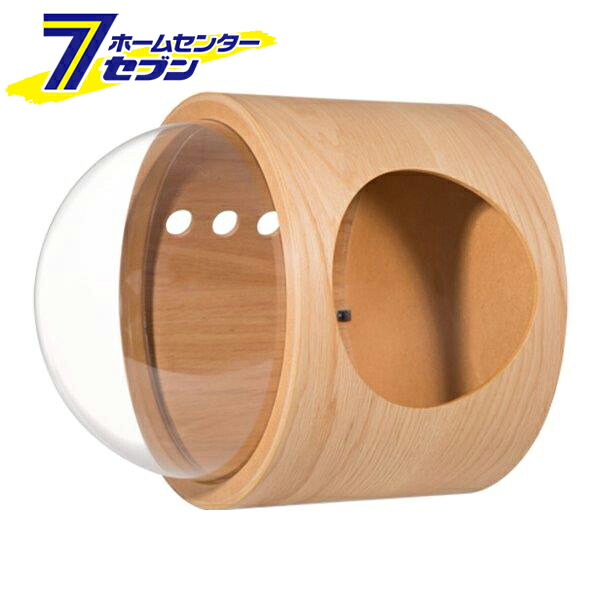 【ポイント10倍】宇宙船型ベッド GAMMA 右開き オーク - [猫用家具 DIY キャットステップ キャットハウス キャットタワー 壁付け MYZOO]【ポイントUP:2026年7月19日20:00～7月26日 1:59まで】｜ホームセンターセブン
