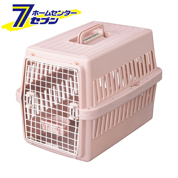 中型犬 エアトラベルキャリー Mサイズ ～20kg ピンク ATC-670 [飛行機可 防災 ペット 同行避難 アイリスオーヤマ]