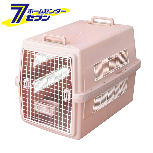 大型犬 エアトラベルキャリー Lサイズ ～35kg ピンク ATC-870 [飛行機可 防災 ペット 同行避難 アイリスオーヤマ]
