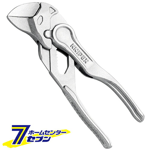 プライヤーレンチ XS 8604-100BK [ネジ用 掴み 保持 圧縮 曲げ 工具 クニペックス KNIPEX]