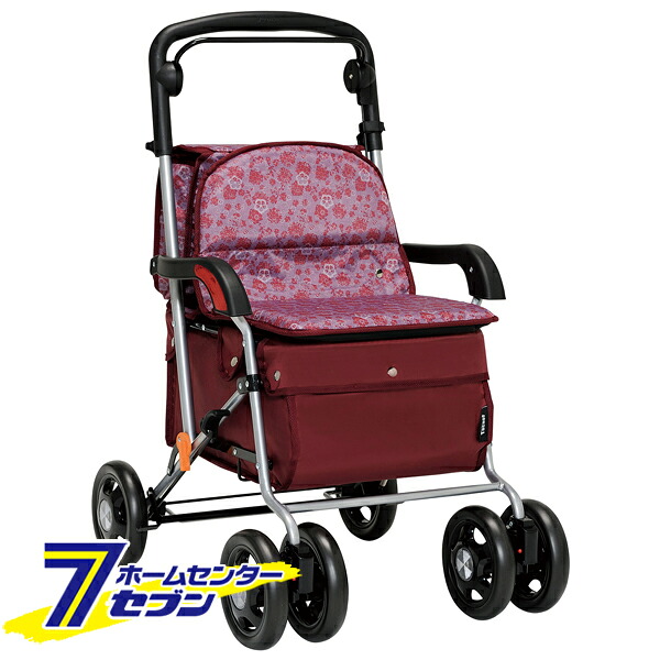 シルバーカー カウート2 ワインレッド SIST04-RE [シニア 高齢者 お散歩 歩行補助 座れる 収納 幸和製作所] 17,329円