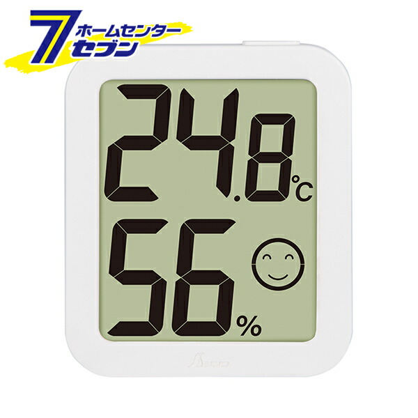 楽天市場】デジタル温湿度計 環境チェッカー ミニ ホワイト 73244