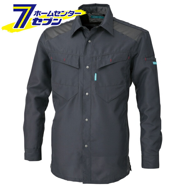 楽天市場】桑和 4225 長袖シャツ Lサイズ ローズウット(83)【メーカー