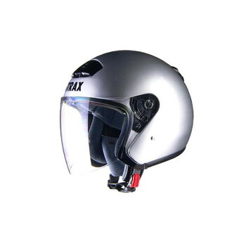 リード工業 STRAX ジェットヘルメット シルバー BIG SJ-4【メーカー直送：代金引換不可：同梱不可】【北海道・沖縄・離島は配達不可】