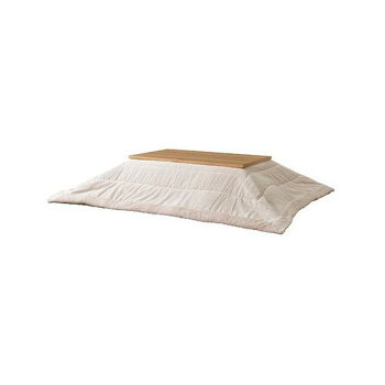 東谷 薄掛コタツ布団 230×190cm 長方形 ホワイト KK-142WH【メーカー直送：代金引換不可：同梱不可】【北海道・沖縄・離島は配達不可】