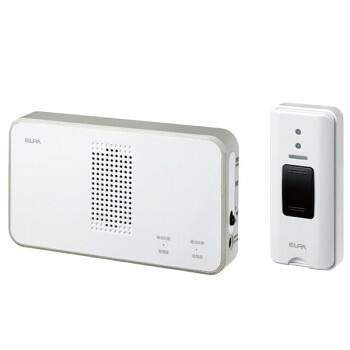 ELPA(エルパ) ワイヤレスチャイム 受信器+押ボタン送信器セット EWS-S5030【メーカー直送：代金引換不可：同梱不可】【北海道・沖縄・離島は配達不可】
