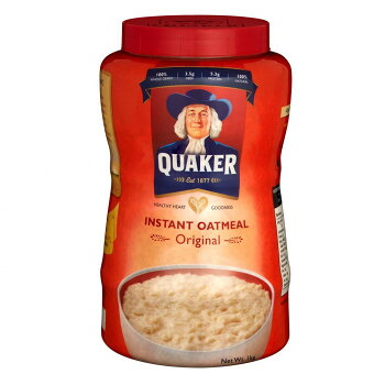 QUAKER(クエーカー) インスタントオートミール オリジナル 1000g×12個セット【メーカー直送：代金引換不可：同梱不可】【北海道・沖縄・離島は配達不可】