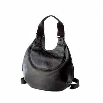 良品工房 日本製牛革リュック(ブラック) M19-155 5569-023【メーカー直送：代金引換不可：同梱不可】【北海道・沖縄・離島は配達不可】