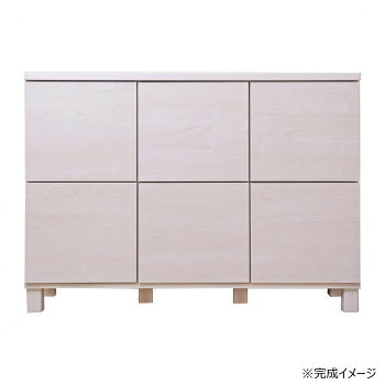 日本製組立家具 リビングボード 収納キャビネット CO-NC-8011CB ホワイト【メーカー直送:代金引換不可:同梱不可】【北海道・沖縄・離島は配達不可】|ホームセンターセブン