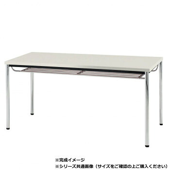 藤沢工業(TOKIO)　ミーティングテーブル　TDW-1260TM ニューグレー【メーカー直送：代金引換不可：同梱不可】【北海道・沖縄・離島は配達不可】｜ホームセンターセブン