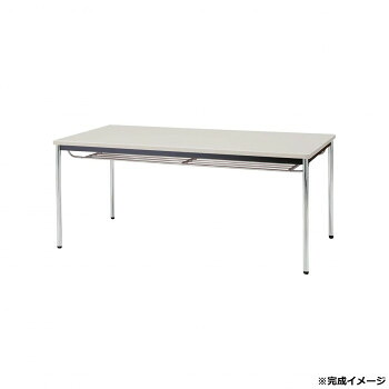 藤沢工業(TOKIO)　ミーティングテーブル　TDW-1875TM ニューグレー【メーカー直送：代金引換不可：同梱不可】【北海道・沖縄・離島は配達不可】