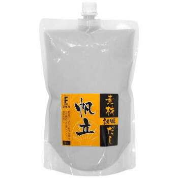 フタバ 素材調味だし 帆立 1L×9袋 8050【メーカー直送：代金引換不可：同梱不可】【北海道・沖縄・離島は配達不可】