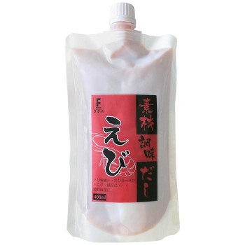 フタバ 素材調味だし えび 400ml×12袋 8280【メーカー直送：代金引換不可：同梱不可】【北海道・沖縄・離島は配達不可】