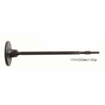 清水製作所 ラクダ 電動ハンマー用ランマ 六角軸 17H×500mm×140Φ 10108【メーカー直送：代金引換不可：同梱不可】【北海道・沖縄・離島は配達不可】