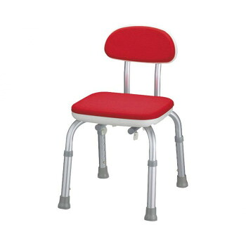 安寿 シャワーベンチMini 背付 536-172 レッド 209978 S0251【メーカー直送：代金引換不可：同梱不可】【北海道・沖縄・離島は配達不可】