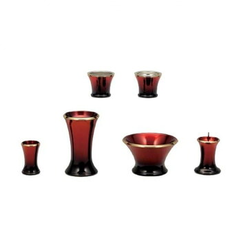 ALTE MEISTER　アルテマイスター　仏具　カヌレ　6点セット　　大　ワイン　41209【メーカー直送：代金引換不可：同梱不可】【北海道・沖縄・離島は配達不可】