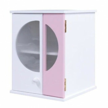 ペット仏壇 手元供養 メモリアルBOX L ホワイトピンク H29.5cm 060624【メーカー直送：代金引換不可：同梱不可】【北海道・沖縄・離島は配達不可】