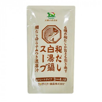 サンダイナー食品 鍋つゆ 和だし白湯鍋 600g 20枚 494【メーカー直送：代金引換不可：同梱不可】【北海道・沖縄・離島は配達不可】