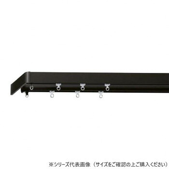 30018535 トーソー(TOSO) 装飾レール レガ-トユニ Mセット ブラック ダブル3.00m【メーカー直送:代金引換不可:同梱不可】【北海道・沖縄・離島は配達不可】|ホームセンターセブン